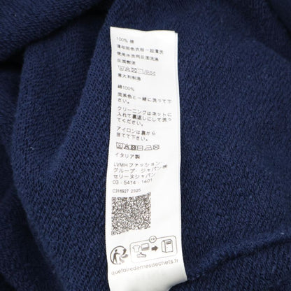 Celine 2y09e649w Navy Cracked Sweatshirt Logo Trainer L