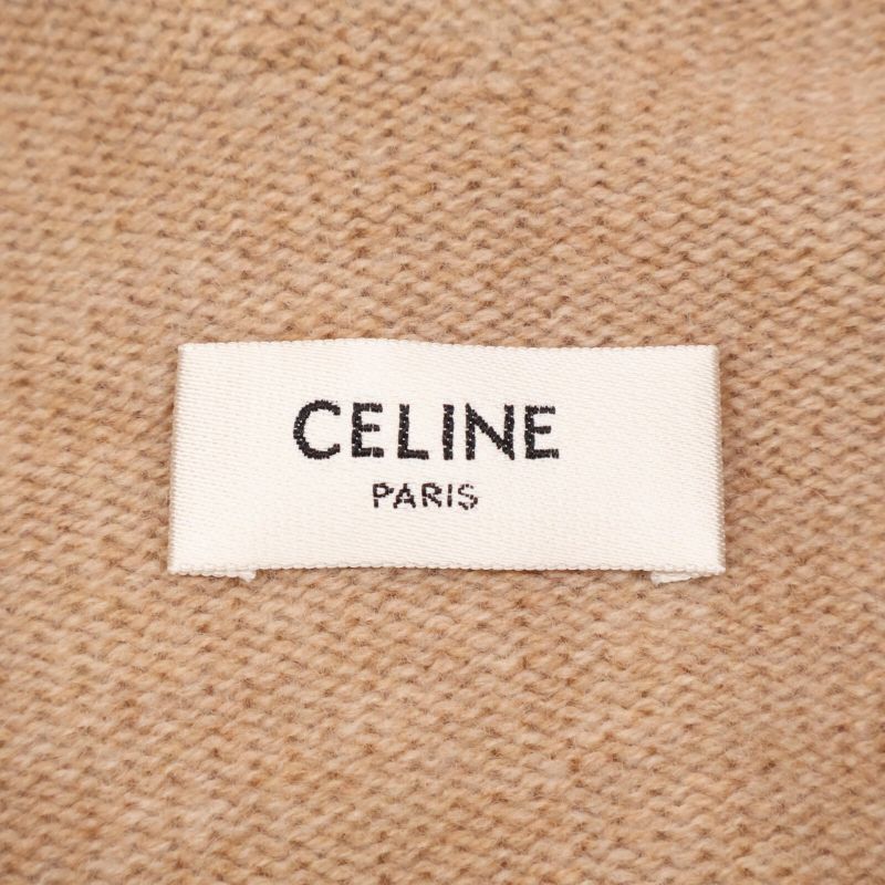 Celine 2a20z402p Wool and Camel Hooded Knit Hoodie M