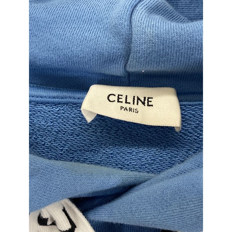 Celine 2y468670q Blue Loose Hoodie M