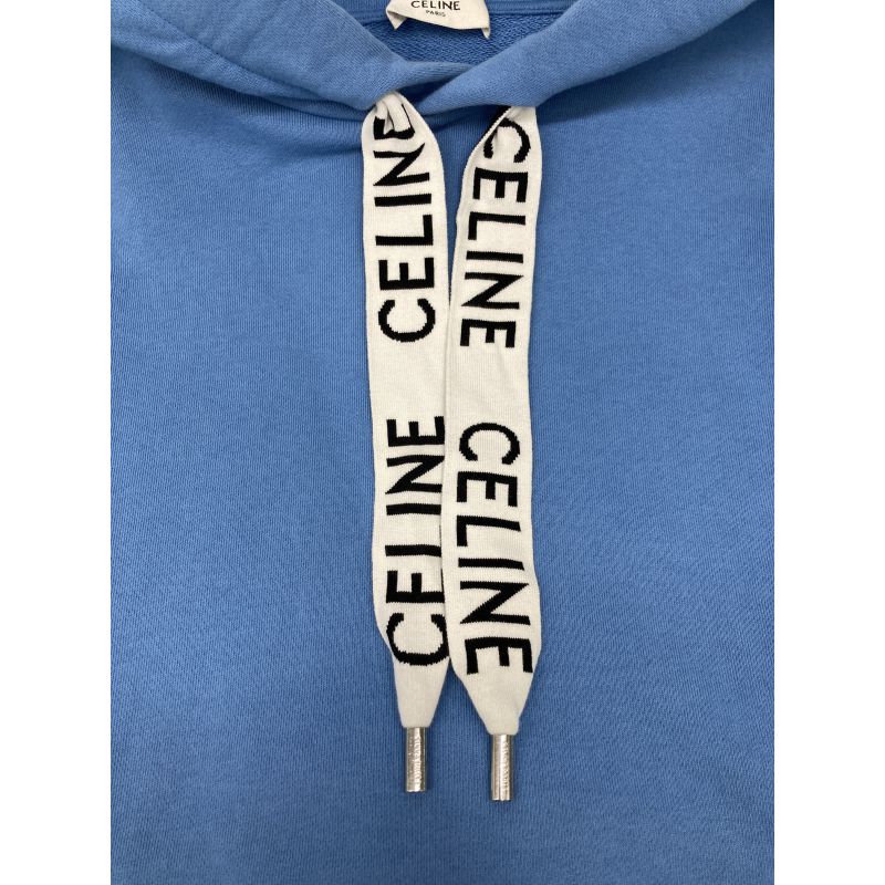 Celine 2y468670q Blue Loose Hoodie M