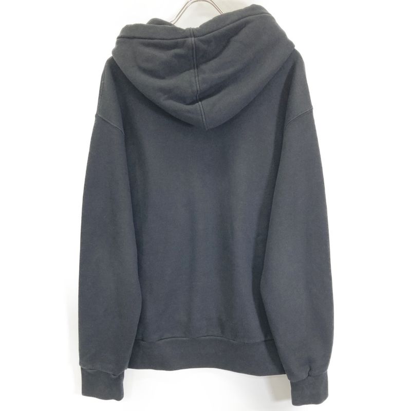 Gucci 475374 Black Interlocking G Hooded Sweatshirt M