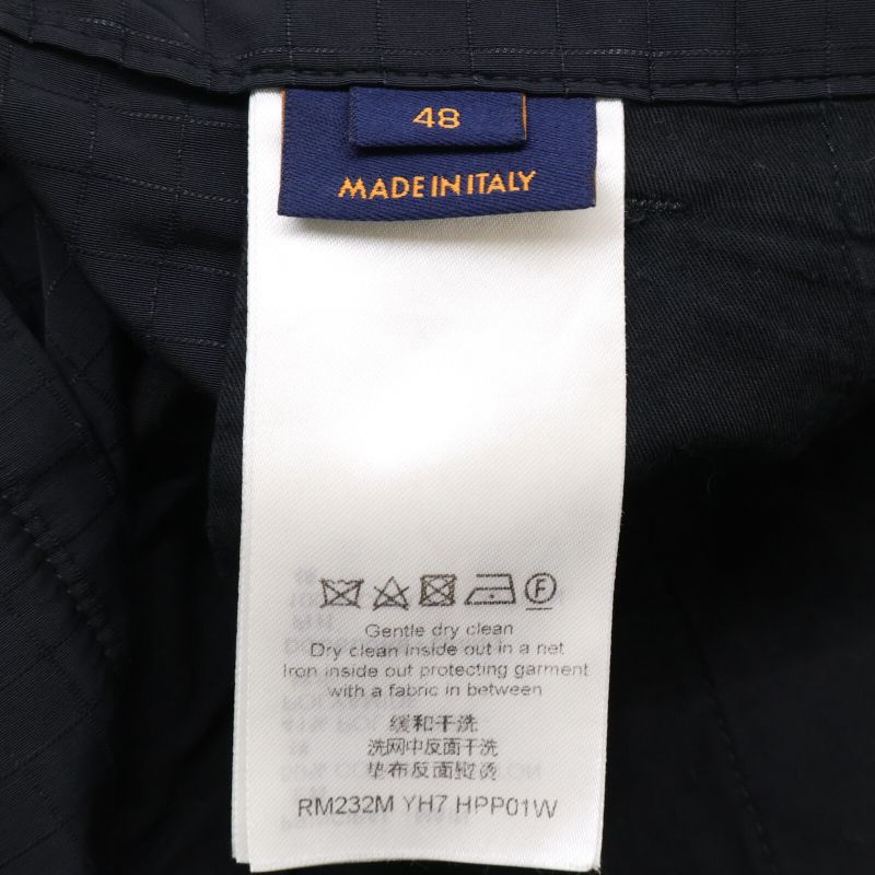 Louis Vuitton 23ss Rm232m Yh7 Hpp01w Cotton and Nylon LV All Over Pattern Half