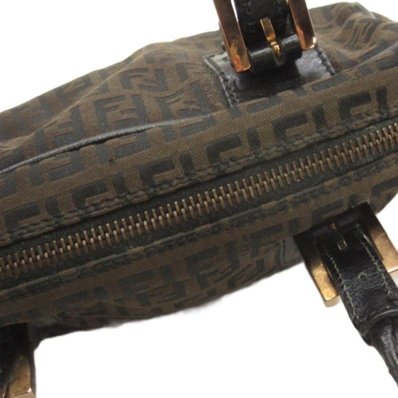 Fendi Zucca Pattern Mini Handbag Shoulder Bag Brownish