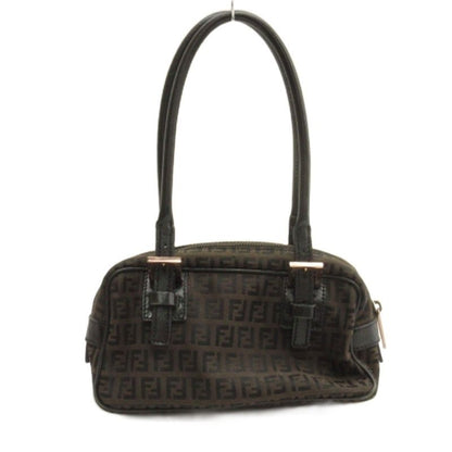 Fendi Zucca Pattern Mini Handbag Shoulder Bag Brownish