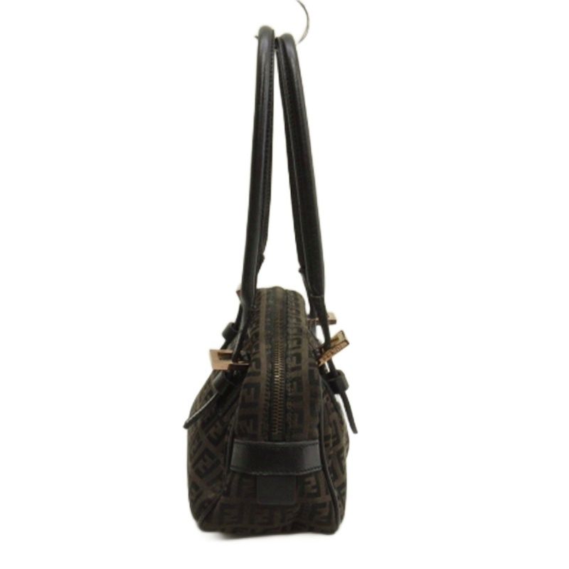 Fendi Zucca Pattern Mini Handbag Shoulder Bag Brownish
