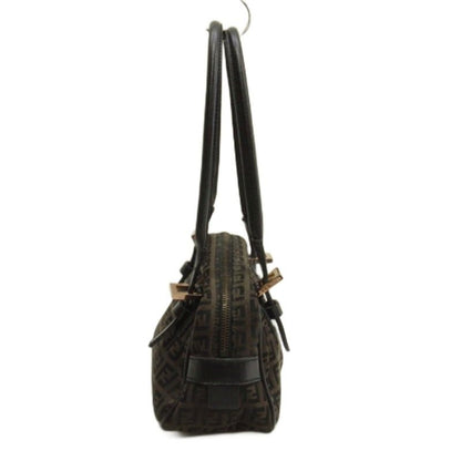 Fendi Zucca Pattern Mini Handbag Shoulder Bag Brownish
