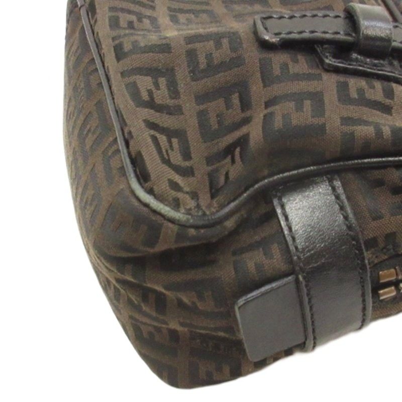 Fendi Zucca Pattern Mini Handbag Shoulder Bag Brownish