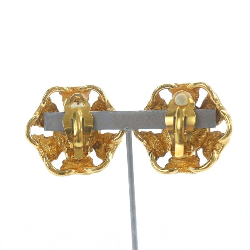 Chanel Earrings Accessories Clip-on Binaural Logo Pearl Gold Color - GY18 MQ -