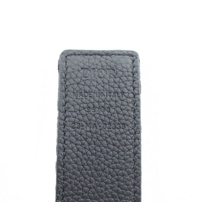 Christian DIOR Micro Oblique Trotter Belt Leather Canvas CD Buckle Total 95 38