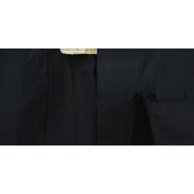 Chanel Tailored Jacket Bleather Single 4B Middle Fully Lined Side Vents Coco