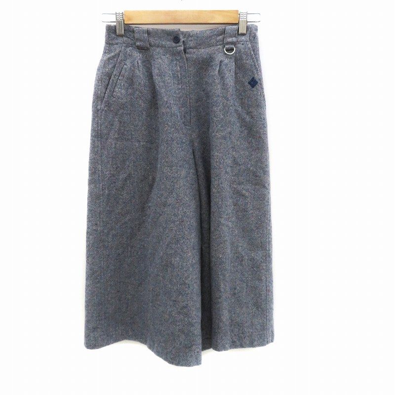 Christian DIOR Gaucho Pants Wide Pants Half Length M Navy HO8 - GY53