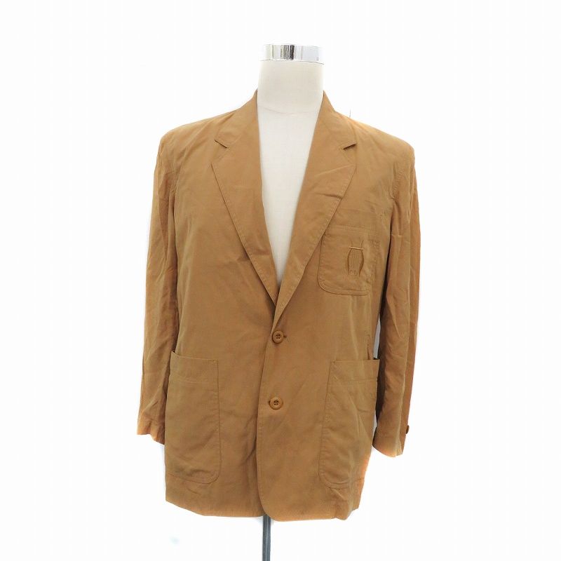 Christian DIOR Tailored Jacket Single Mid Length M Brown HO20 - GY53