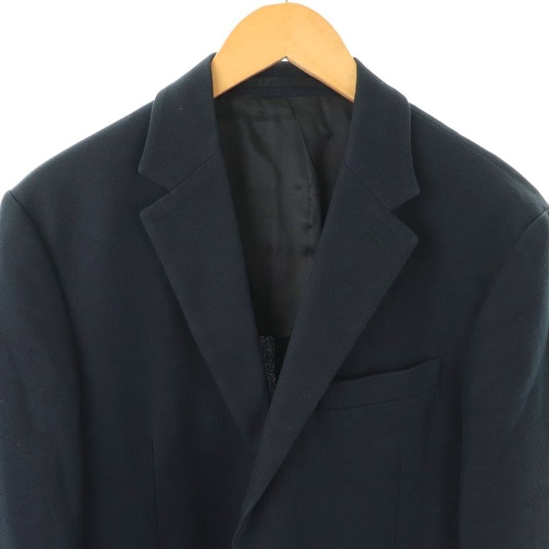 Prada Tailored Jacket Single 48 Navy DF - GY57