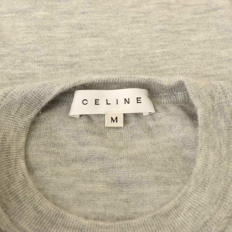 Celine Knitwear Cashmere M Grey DO - GY57