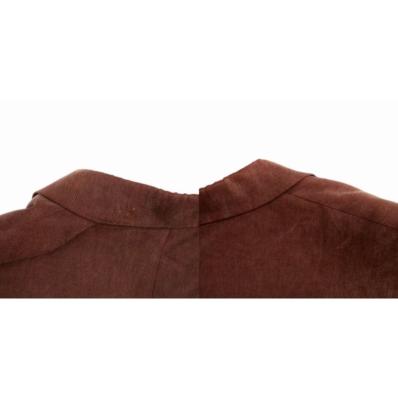 Christian DIOR Tailored Jacket Single Mid Length Fully Lined S Red Brown Red