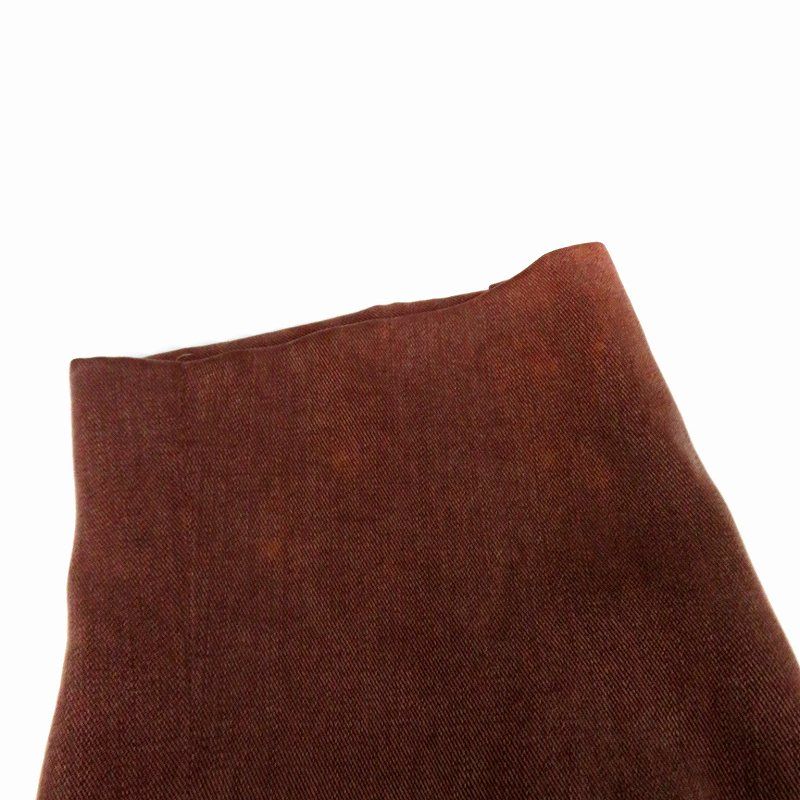 Christian DIOR Tailored Jacket Single Mid Length Fully Lined S Red Brown Red