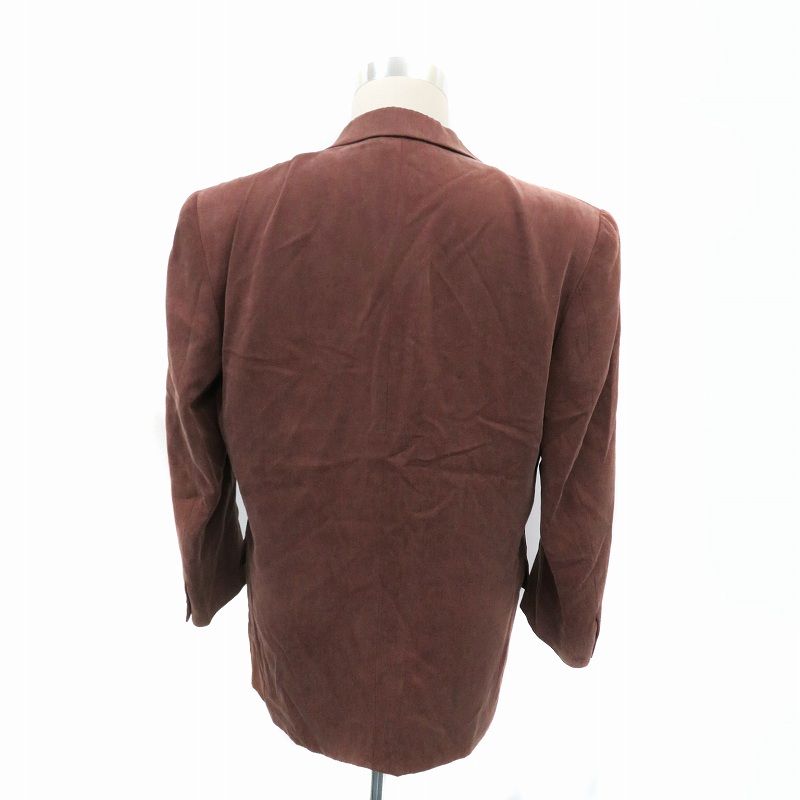 Christian DIOR Tailored Jacket Single Mid Length Fully Lined S Red Brown Red