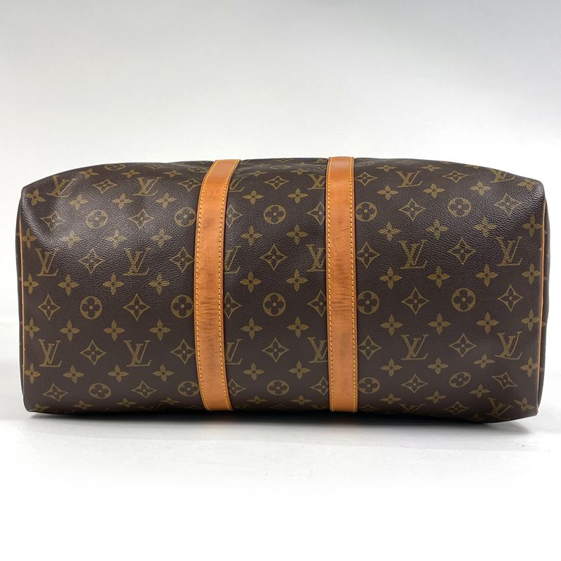 Louis Vuitton Keepall 45 Handbag Travel Business Boston Bag Monogram Brown