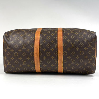 Louis Vuitton Keepall 45 Handbag Travel Business Boston Bag Monogram Brown