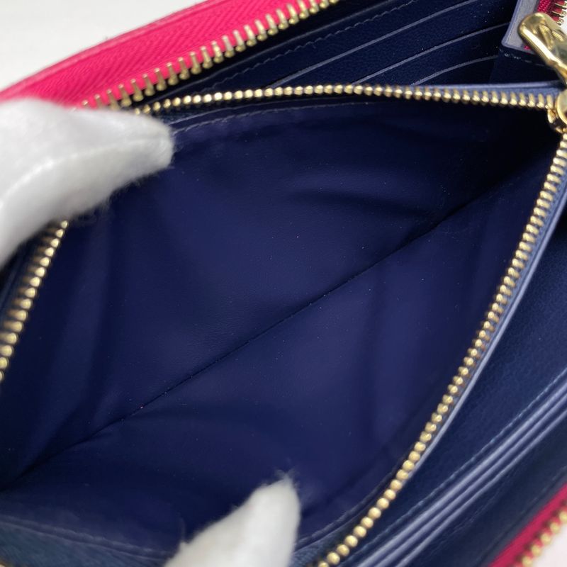 Louis Vuitton Zippy Wallet Round Zipper Round Zip Monogram Embossed Long Wallet