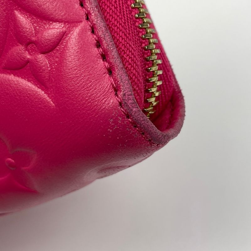 Louis Vuitton Zippy Wallet Round Zipper Round Zip Monogram Embossed Long Wallet