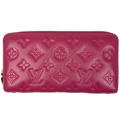 Louis Vuitton Zippy Wallet Round Zipper Round Zip Monogram Embossed Long Wallet