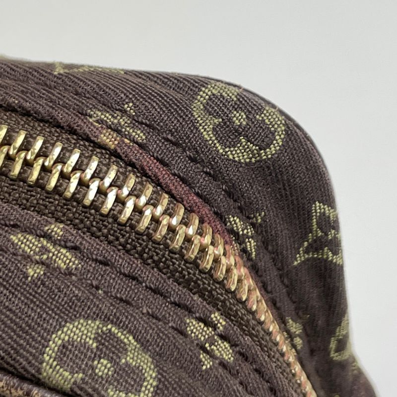 Louis Vuitton Danube Crossbody Shoulder Bag Monogram Mini Lin Ebène M95228 Women