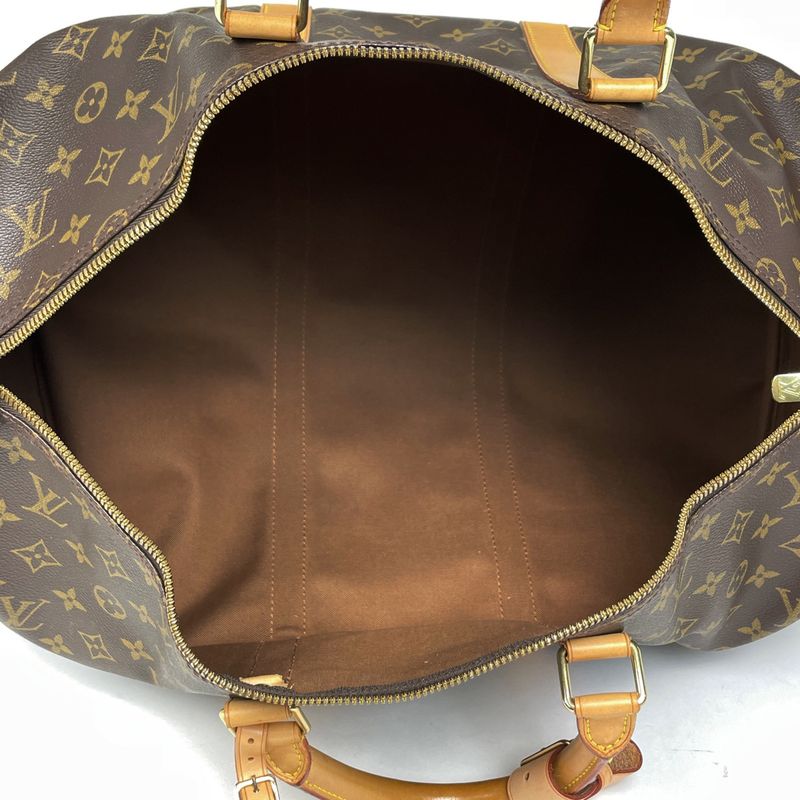 Louis Vuitton Keepall Bandouliere 50 2WAY Shoulder Bag Boston Bag Monogram
