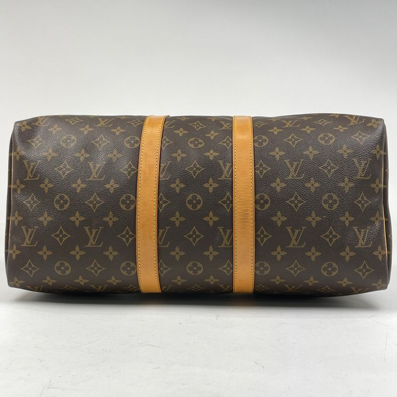 Louis Vuitton Keepall 45 Handbag Travel Business Boston Bag Monogram Brown