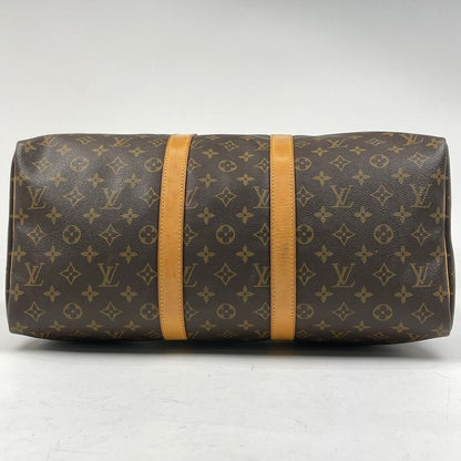 Louis Vuitton Keepall 45 Handbag Travel Business Boston Bag Monogram Brown