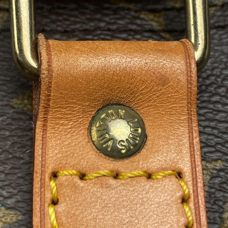 Louis Vuitton Keepall 55 Handbag Travel Business Boston Bag Monogram Brown