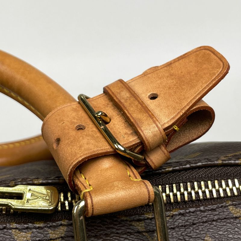 Louis Vuitton Keepall 55 Handbag Travel Business Boston Bag Monogram Brown