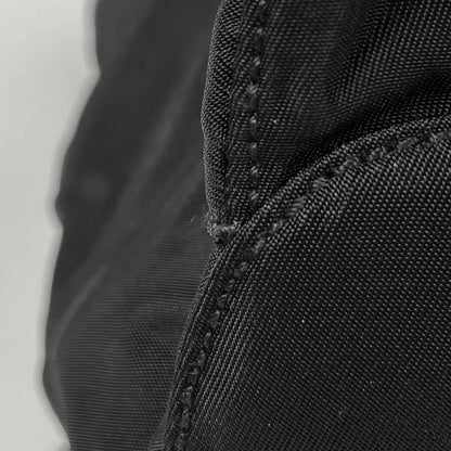 Prada Logo Plate Backpack Sac Rucksack Backpack Nylon Nero (black) Women