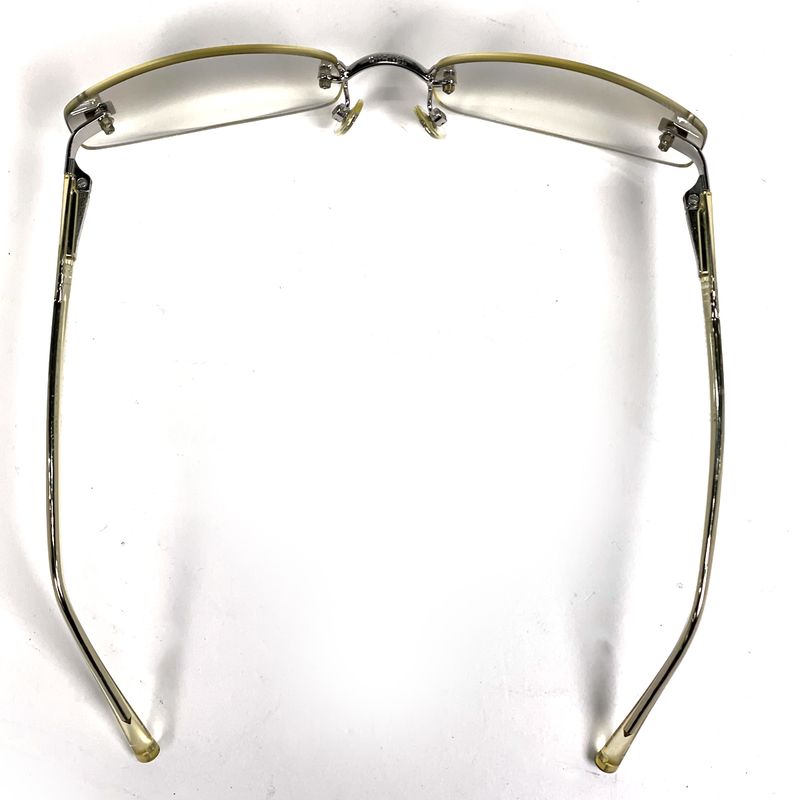 Chanel Coco Mark Sunglasses Rimless Eyewear Sunglasses Plastic Clear Yellow