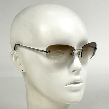 Chanel Coco Mark Sunglasses Eyewear Gradient Sunglasses Metal Silver 4002 Ladies