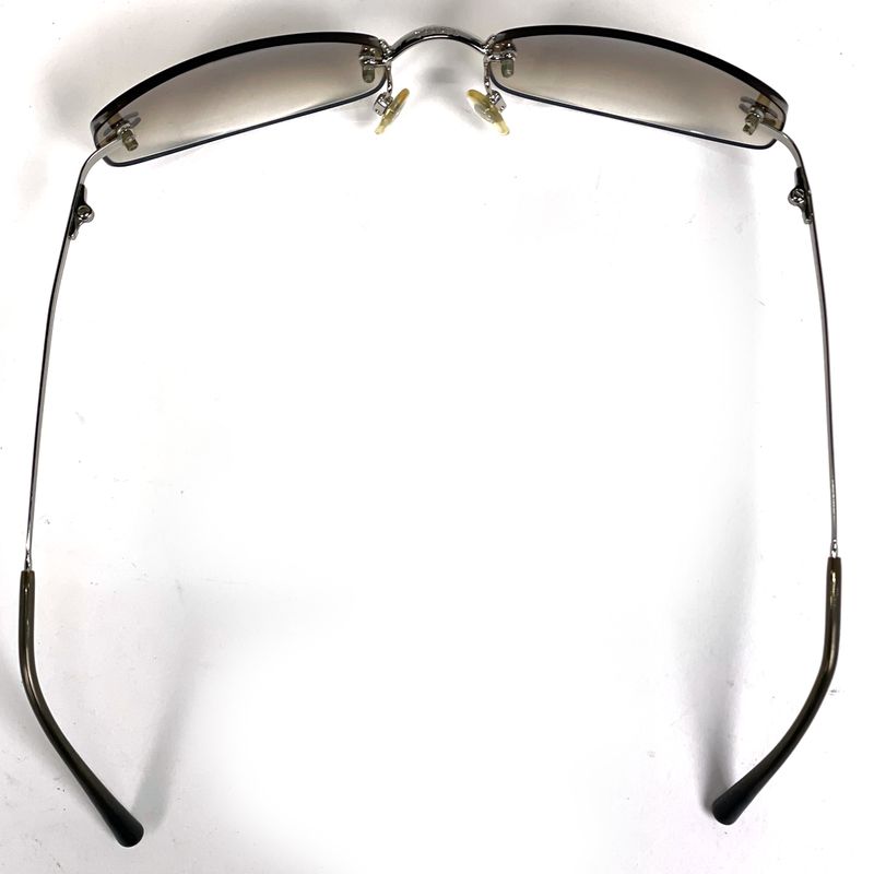 Chanel Coco Mark Sunglasses Eyewear Gradient Sunglasses Metal Silver 4002 Ladies