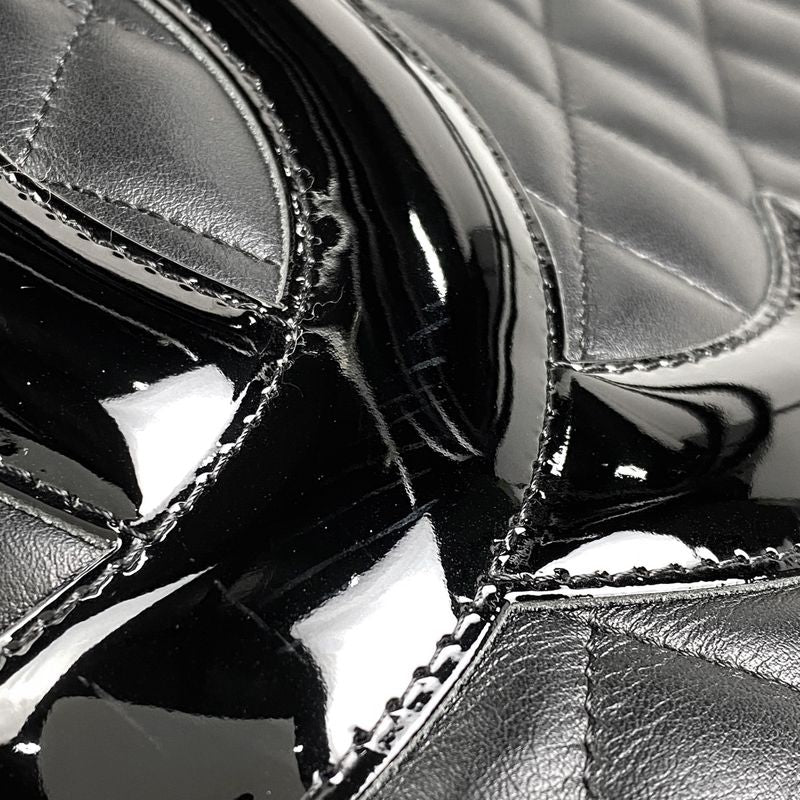 Chanel Cambon Line Medium Tote Bag Coco Mark Handbag Tote Leather Black A25167