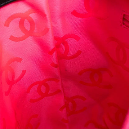 Chanel Cambon Line Medium Tote Bag Coco Mark Handbag Tote Leather Black A25167