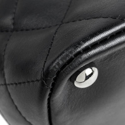 Chanel Cambon Line Medium Tote Bag Coco Mark Handbag Tote Leather Black A25167