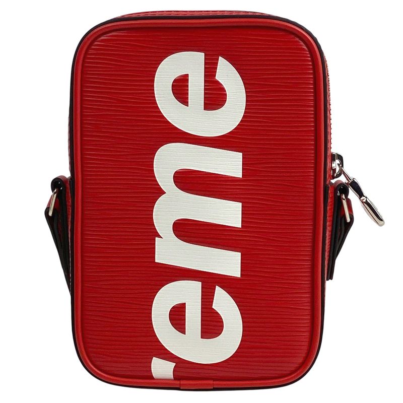 Louis Vuitton Danube PPM Supreme Crossbody Shoulder Bag Epi Red M53434 Women