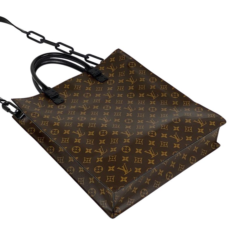 Louis Vuitton Sac Pla 2WAY Shoulder Bag Handbag Solar Ray Chain Tote Bag