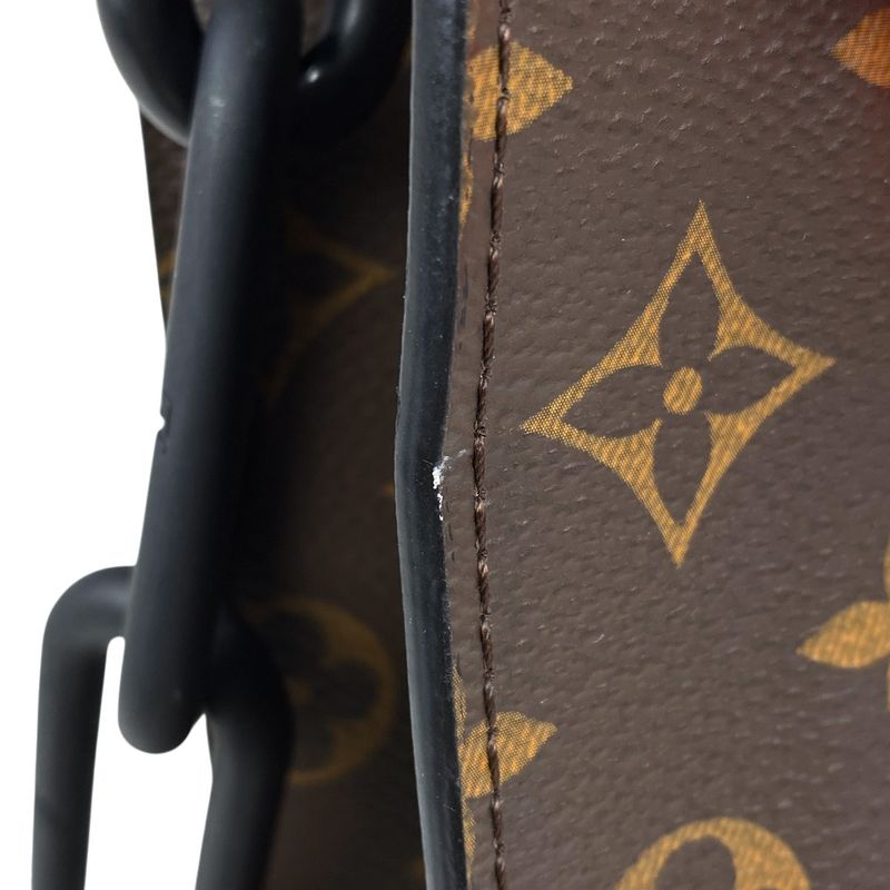 Louis Vuitton Sac Pla 2WAY Shoulder Bag Handbag Solar Ray Chain Tote Bag