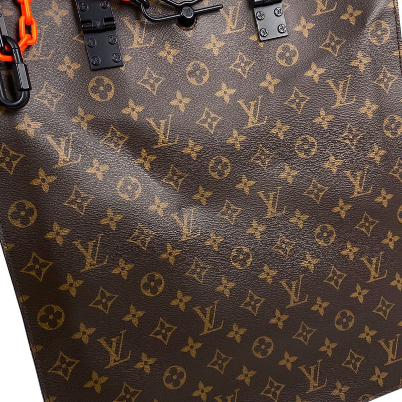 Louis Vuitton Sac Pla 2WAY Shoulder Bag Handbag Solar Ray Chain Tote Bag