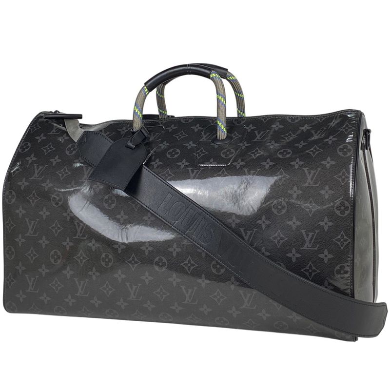 Louis Vuitton Keepall Bandouliere 50 2WAY Shoulder Bag Monogram Eclipse Glaze