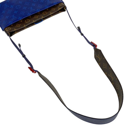 Louis Vuitton Split Succotche Kim Jones Pacific Shoulder Bag Monogram Cobalt