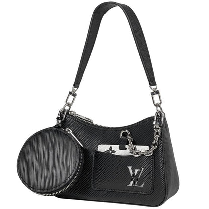 Louis Vuitton Marelini 2WAY Shoulder Bag Handbag Epi Noir Black (black) M20998