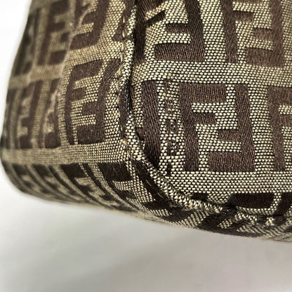 Fendi Zucchino Pattern One Shoulder Bag Shoulder Handbag Mini Mamma Baguette