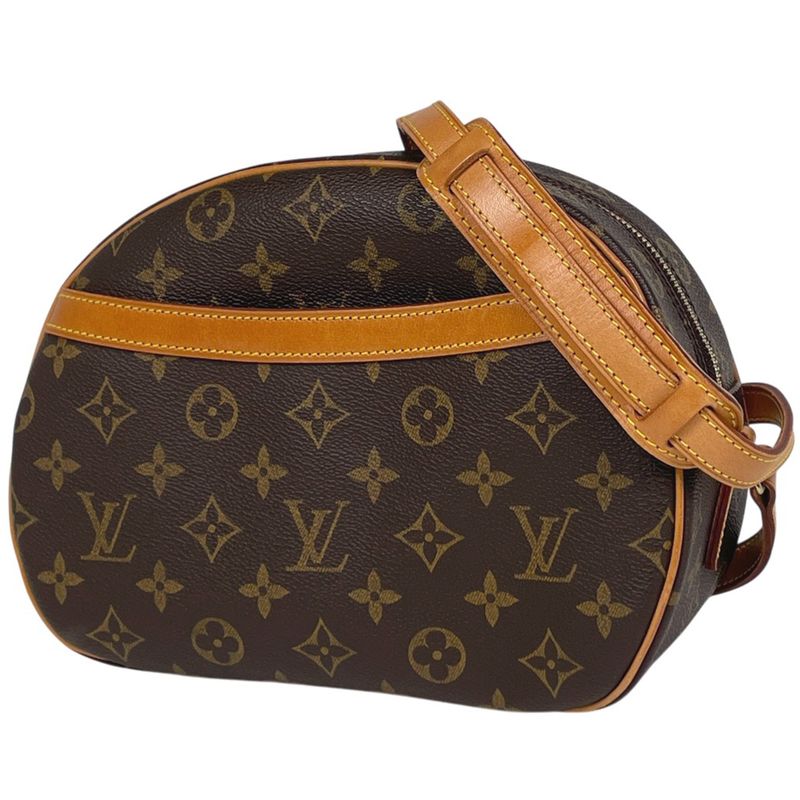 Louis Vuitton Blois Crossbody Shoulder Bag Monogram Brown M51221 Women