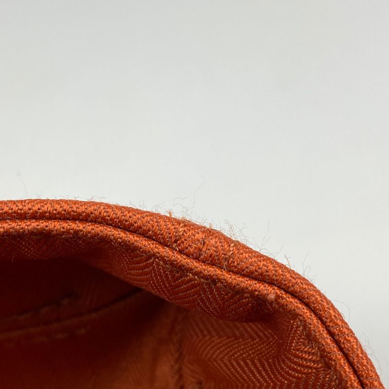 Hermes Acapulco PM Tote Bag H Logo Handbag Twirl Chevron Orange Ladies