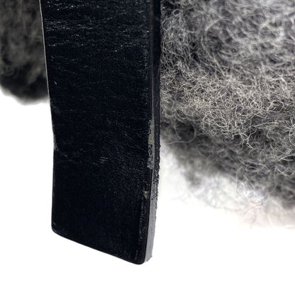 Fendi Zucca Logo Mamma Bucket One Shoulder Handbag Shoulder Bag Fabric Gray